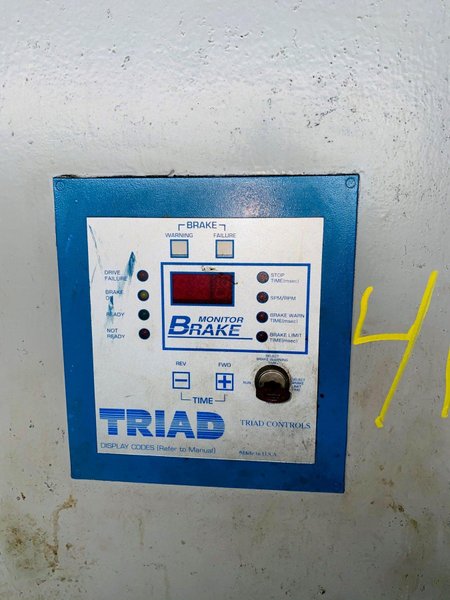 250 TON VERSON 12 F OBG INCLINED GAP FRAME PRESS. STOCK # 0507719