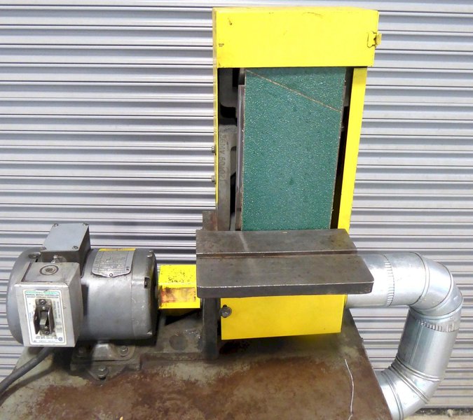 6" Kalamazoo Belt Sander S6MV, 6" x 10" Tbl., 3 HP, Dust Collector, Nice