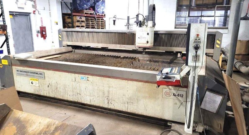 6’ x 12’ Mitsubishi MWX4612 CNC Water Jet
