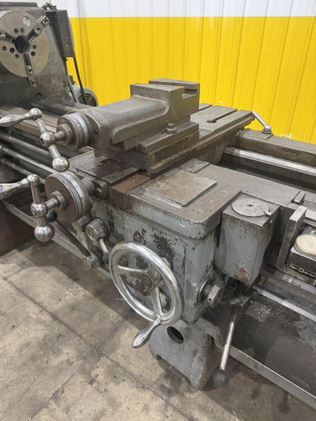 20" X 84" MEUSER MODEL #M1L-34828 ENGINE LATHE, 2" HOLE &amp; METRIC: YOBRO #25402