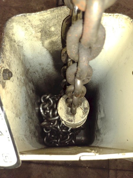 3 TON COFFING MODEL #EC6010 ELECTRIC CHAIN HOIST WITH TROLLEY: STOCK #23146