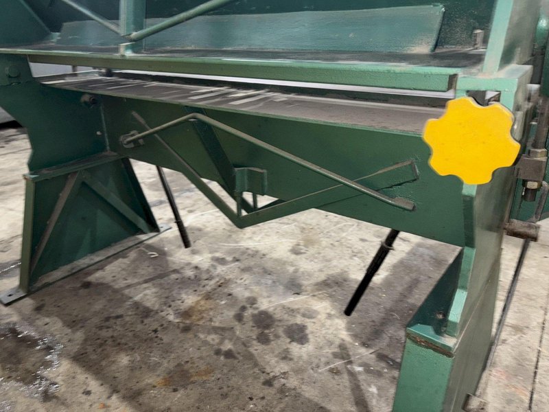 48" X 12 GAUGE C&amp;J MANUAL APRON BOX &amp; PAN FINGER BRAKE: STOCK #22918