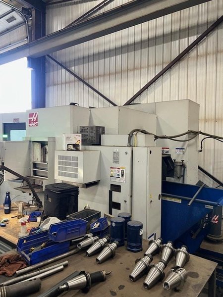 Haas EC-400 400MM HMC, 2019 – 6 Station Pallet Pool, Full 4th Axis, Tooling, 40 Taper Side Mount Tool Changer, TSC
