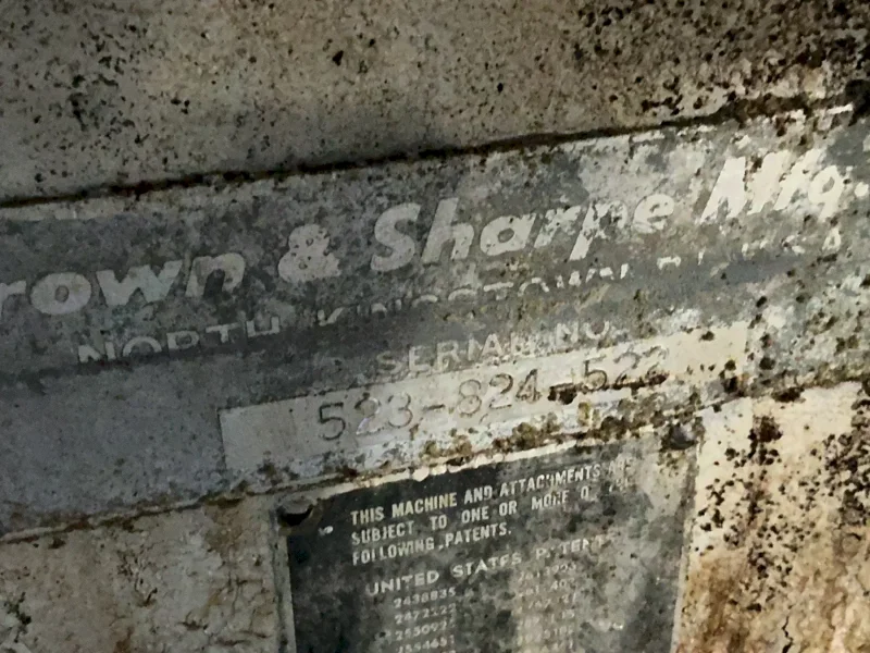 BROWN &amp; SHARPE 8” X 24” SURFACE GRINDER  -  824