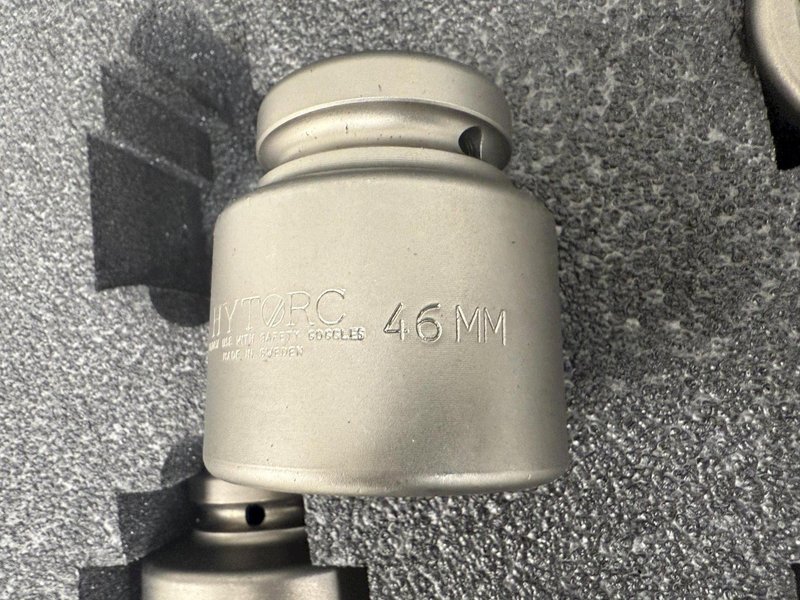 (8) 46 - 80 mm HYTORC 1&quot; HEX SOCKETS, FOR HYDRAULIC TORQUE WRENCH: YOBRO #24178