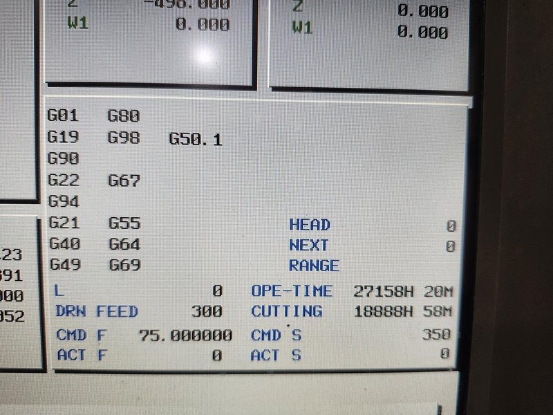 SNK RB-7VM CNC 5-Axis Bridge Mill, 2006 – Coolant Through Spindle