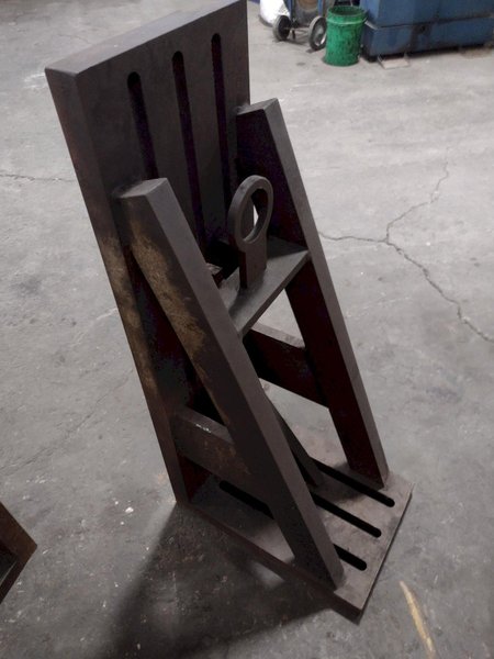 (2) 24&quot;L x 16&quot;W x 49&quot;H SET OF 2 STEEL ANGLE PLATES: STOCK 17142