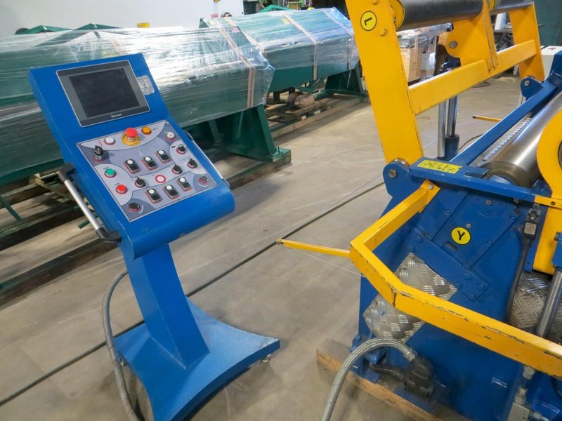 7.87" Diameter x 6 ft Americor Hydraulic 4-Roll Double Pinch Plate Bending Roll Model 4RDP 200/6 (6 ft. x 3/8")