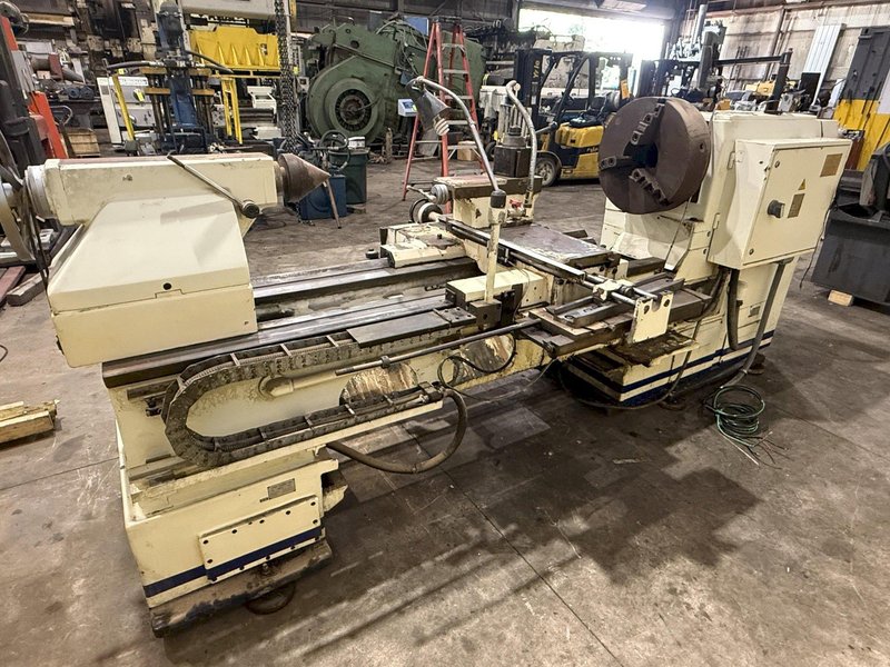 32" X 60" BIRMINGHAM MODEL #DL3260 GAP BED ENGINE LATHE 2006 5" HOLE : YOBRO #25339