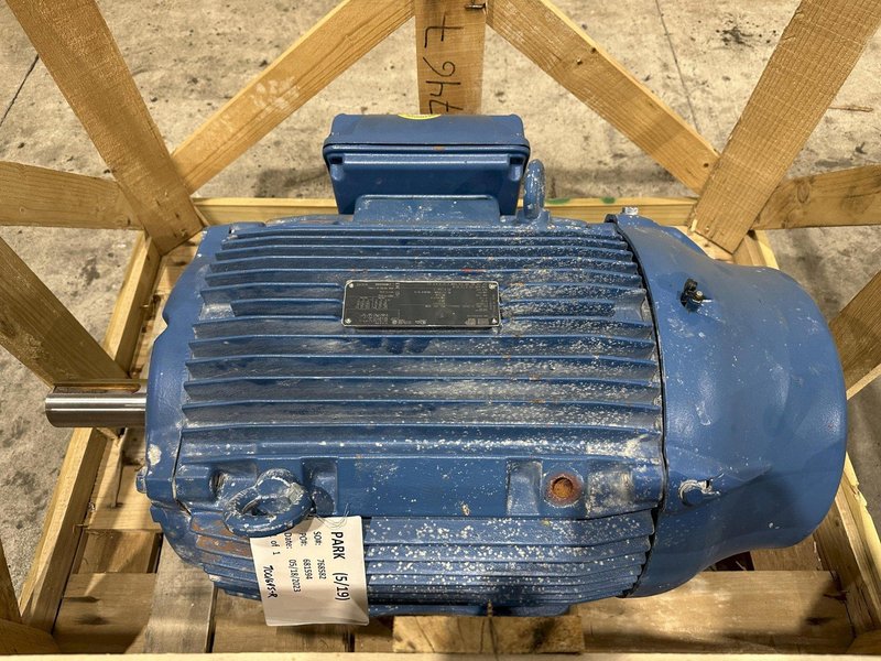 50 HP WEG TEFC MOTOR, 365/5T FRAME : STOCK #22166