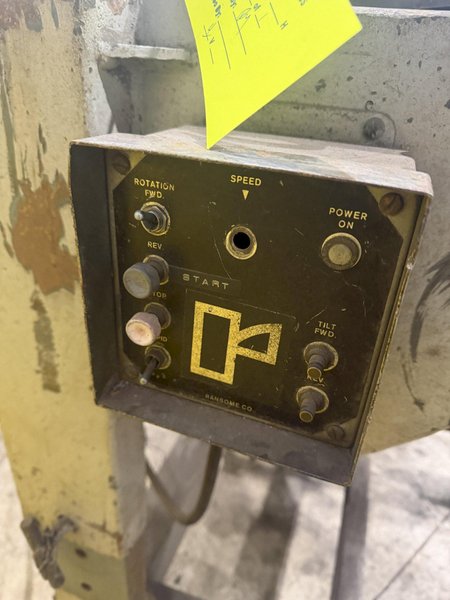 1,000 LBS RANSOME MODEL #10P WELDING POSITIONER: YOBRO #24775