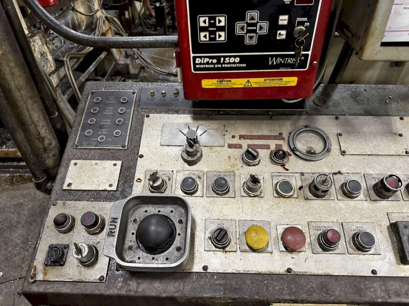 100 TON MINSTER P2-100-42 PIECE MAKER STRAIGHT SIDE HIGH SPEED PRESS. STOCK # 0883325