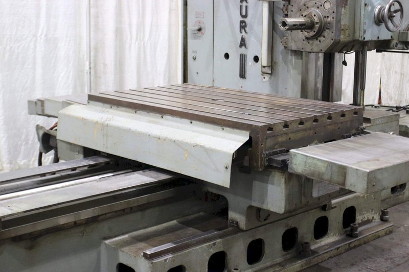 3-1/2&quot; SHIBAURA MODEL #BFT9 HORIZONTAL TABLE TYPE BORING MILL: STOCK #53154