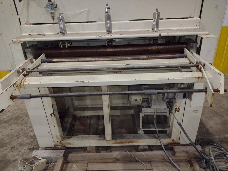 48” WIDE x 30 HP MECHANICAL IN-LINE COIL PRESS &amp; SHEAR WITH PLC VARIABLE SPEED DRIVE: STOCK #22968