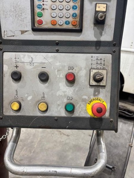 225 Ton x 12’ Primeline APH 3709 Hydraulic Press Brake, 2003 – Backgauge