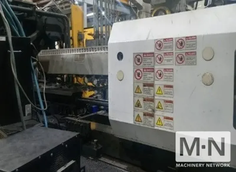 500 TON 51 OZ WOOJIN SELEX MODEL ND500 INJECTION MOLDING MACHINE MFG 2011 (2 AVAILABLE )