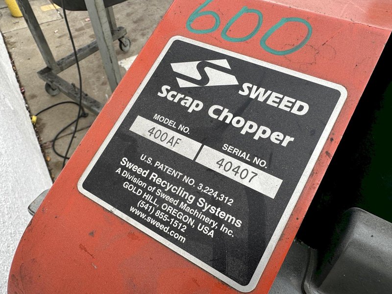 SWEED MODEL 400AF SCRAP CHOPPER: STOCK #77288