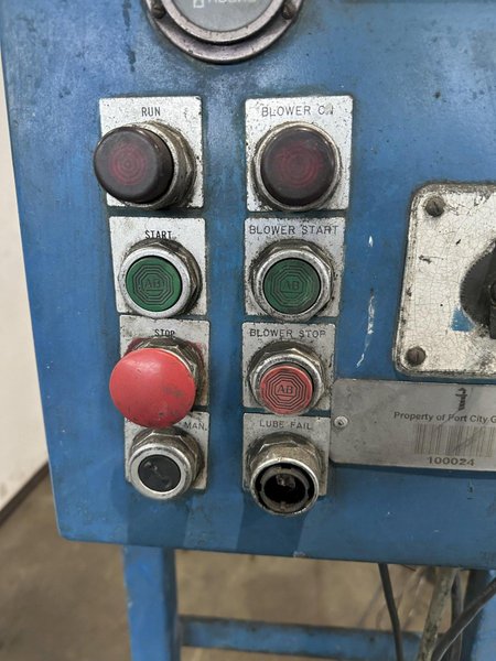 12 C.U. F.T  VL/RAMPE SB-12-CWC VIBRATORY FINISHER. STOCK # 0151824.