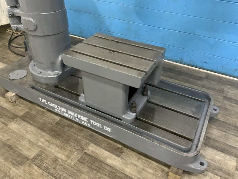 4' X 9' CARLTON RADIAL ARM DRILL: STOCK #80799