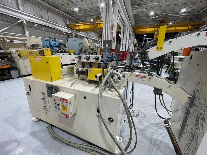 12&quot; Coe Press Equipment High Strength Steel Combination Servo Feed Straightener, Year 2015