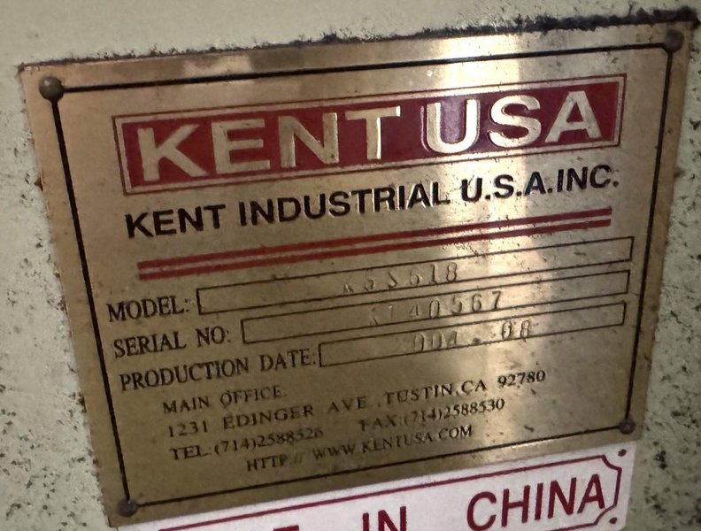 6" x 18" Kent Surface Grinder KGS618, Hand, DRO, Coolant