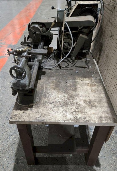 SOUTH BEND CL644Z BENCH LATHE WITH TABLE 3 1/2 BED LENGTH USED