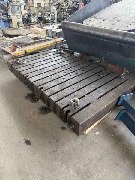 84&quot; x 54&quot; x 8-1/2&quot; T-SLOTTED BOLSTER PLATE. STOCK # 1099725