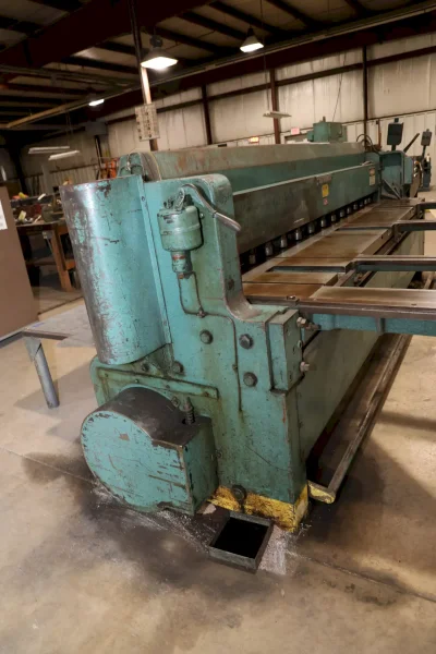 10' x 10 GA WYSONG POWER SQUARING SHEAR, MODEL: 1010-RD