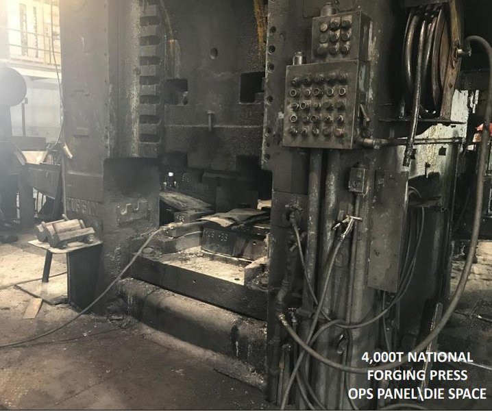 4000 TON NATIONAL MAXIPRESS FORGING PRESS: STOCK #18112