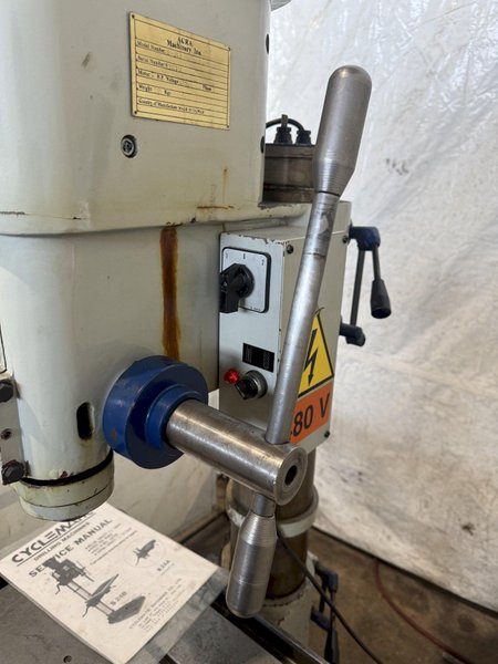 2 HP CYCLEMATIC S24B DRILL PRESS. STOCK # 0430126