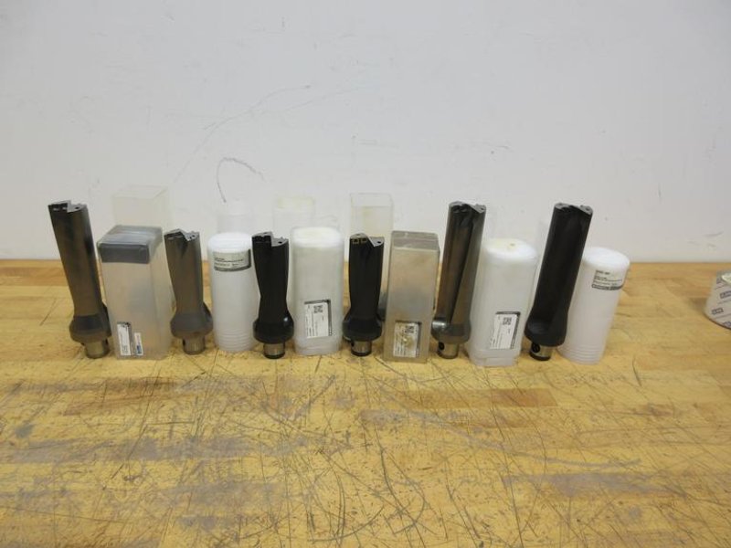 Komet ABS63 KUB Quatron Inserted Drill Bodies (6pcs), Diameters 1.937" - 2.15" ***New Unused***- Auction Item