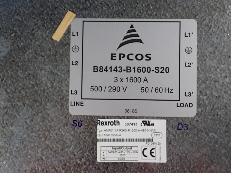 REXROTH FILTER MODULE   -  HNF01.1A-P2K0-R1200-A-480-NNNN