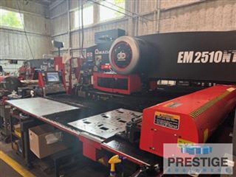 22 Ton Amada EM2510NT AC Servo Electric CNC Turret Punch Press