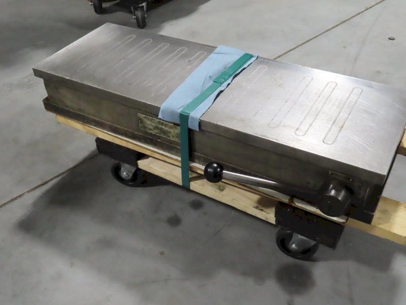 Brown &amp; Sharpe No. 824 8"x24" Permanent Magnetic Chuck - Auction Item