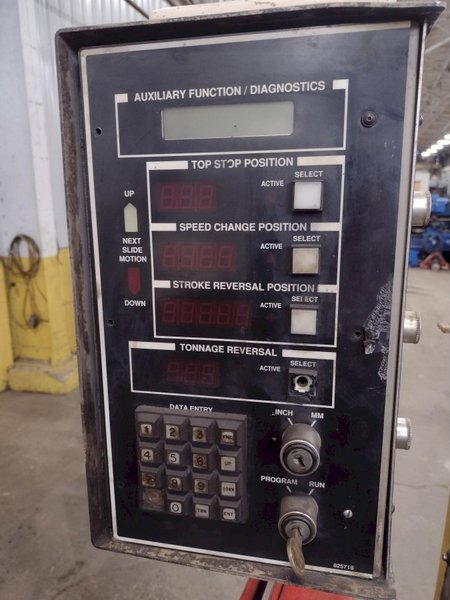 110 TON CINCINNATI MODEL #110 OBS HYDRAULIC C-FRAME PRESS, 10&quot; STROKE: STOCK 15962