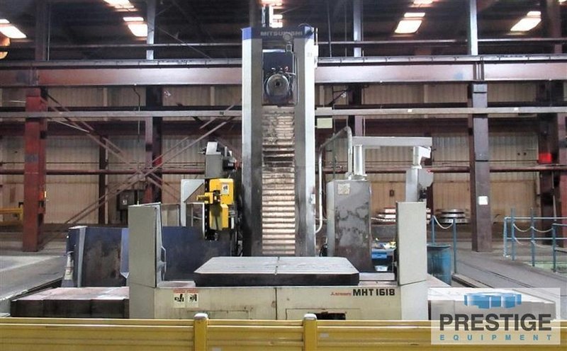 5.1&quot; Mitsubishi M-HT 13/1618 CNC Table Type Horizontal Boring Mill