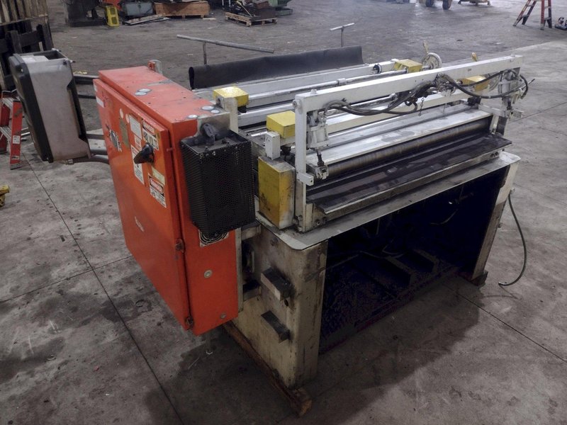48&quot; x 14 GA ROWE 7 ROLL POWERED COIL STRAGHTENER: STOCK #22749