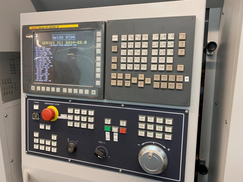 2019 TORNOS GT 26III Low Hours R&amp;D Machine with Large Tooling Package