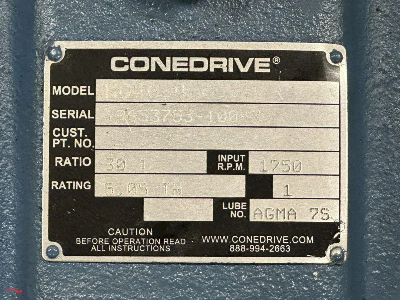 CONEDRIVE NO. H040–4 GEARBOX. STOCK # 0991525