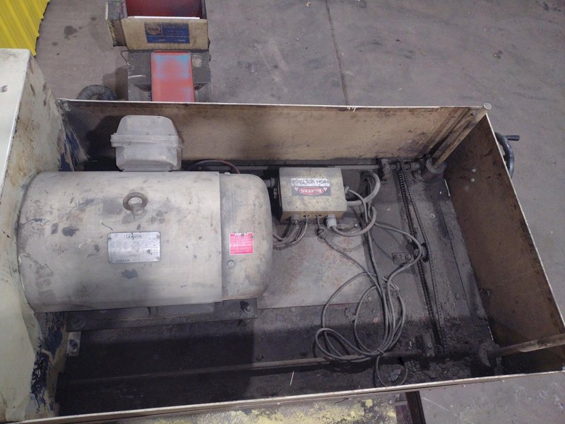 37&quot; TIMESAVERS MODEL #137-1HDMW WET BELT GRINDER SANDER: STOCK #19869