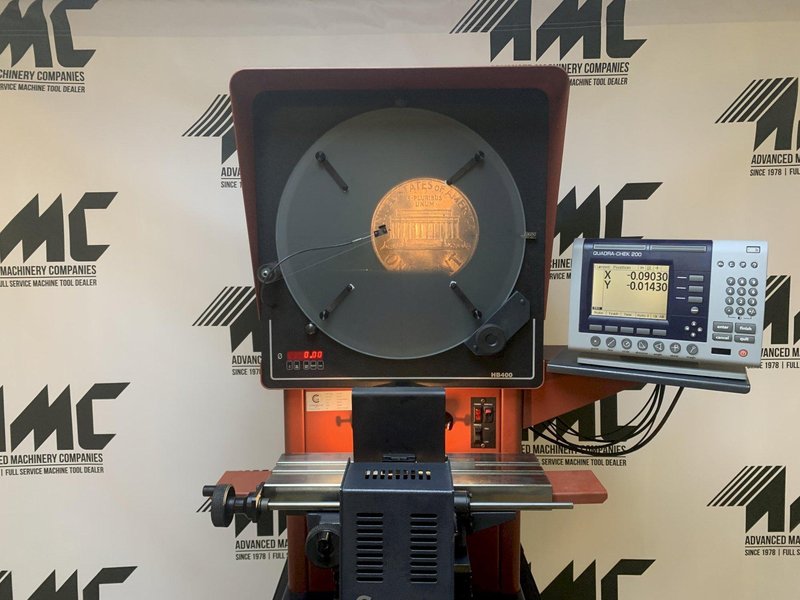 16" STARRETT Model HB400 Bench Top Optical Comparator, S/N 50484.