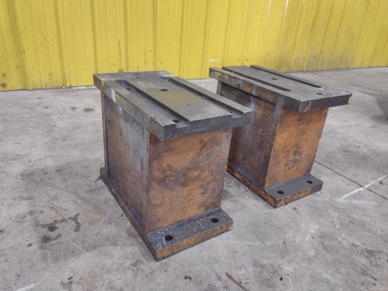 18&quot; X  10&quot; X 15&quot; HIGH STEEL PARALLELS, SET OF 2: STOCK #23741