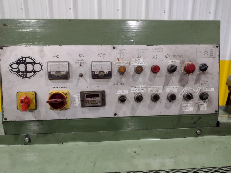 12" BLADE SOCO MODEL #VS-31FA SEMI-AUTOMATIC COLD SAW: STOCK #18851