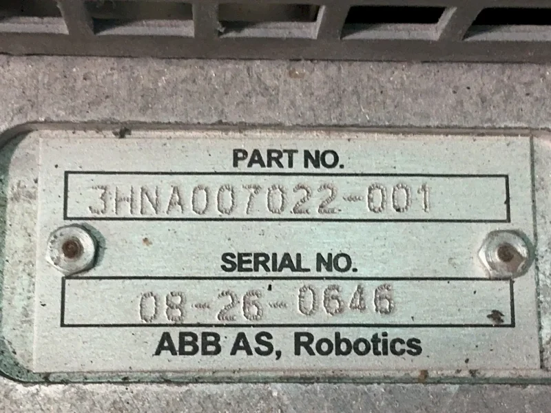 ABB ROBOTIC VALVE CONTROLLER  -  3HNA007022-001