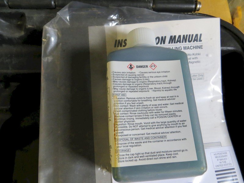 New NITTO KOHKI Portable Magnetic Base Drilling Machine, Model WA-3500