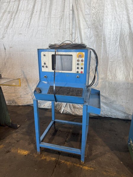 196 TON X 18” WIDTH X 1” FRANKLIN MODEL #B5196-20 AUTOMATIC HYDRAULIC SHEAR &amp; PUNCH MACHINE: STOCK #23392