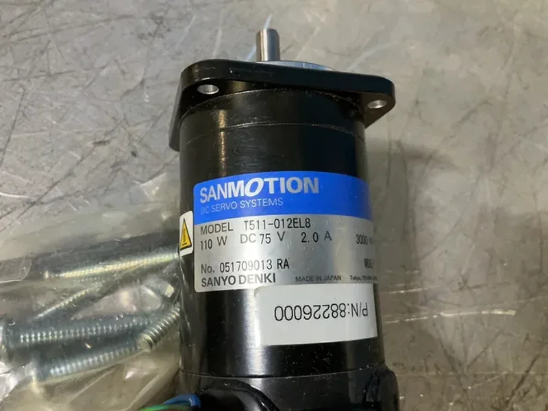 SANYO DEKKI 110 WATTS DC SERVO MOTOR   -  T511-012EL8