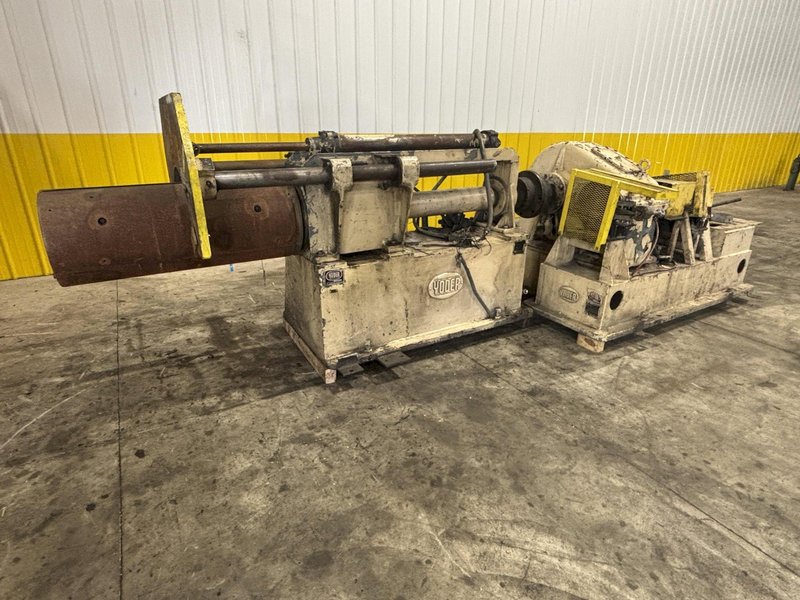 10,000 LB X 36&quot; W X 16&quot; ID YODER COIL RECOILER WITH PUSH OFF: STOCK #22949