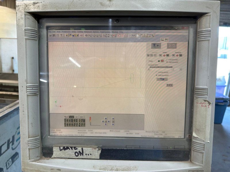 2012 Flow Mach 3 4020B Waterjet Cutting System (#5860)