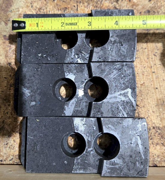 BUNDLE of Hardened Steel Jaws &amp; Soft Jaws SET USED